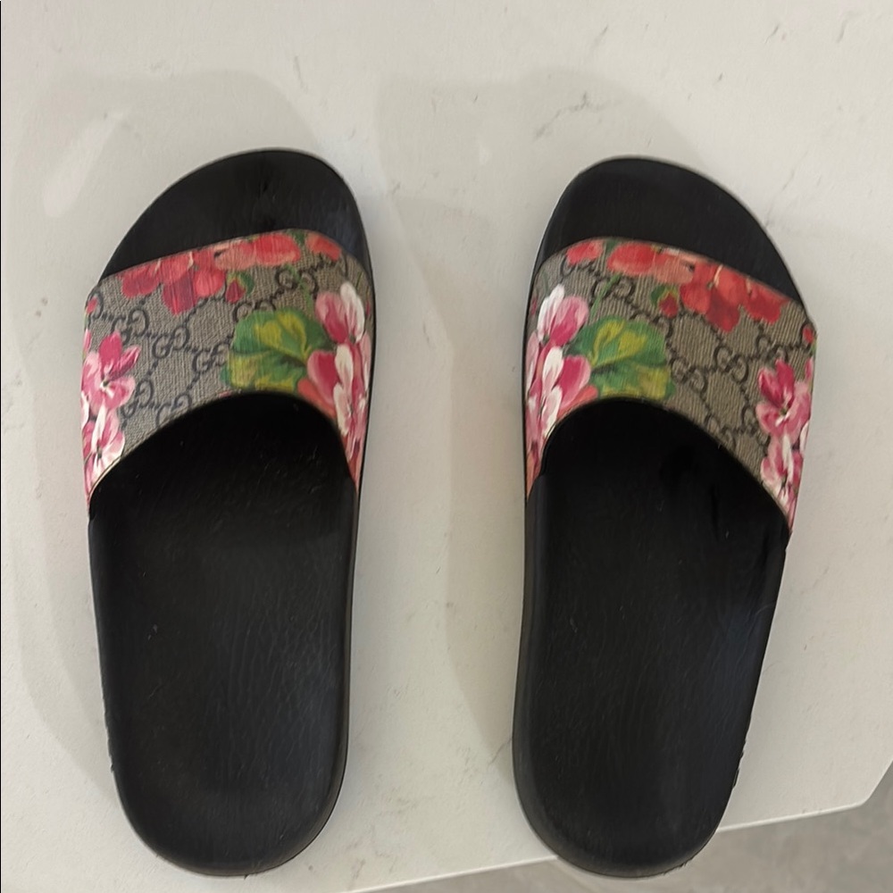 Floral Slide Sandals